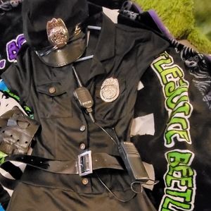 Adult Officer Pat U Down Costume...Adult (S)..Spirit Halloween...Navy